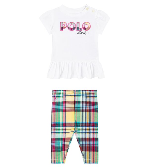  Polo Ralph Lauren Kids Polo Ralph Lauren Kids Bébé – Ensemble Top Et Legging En Coton 