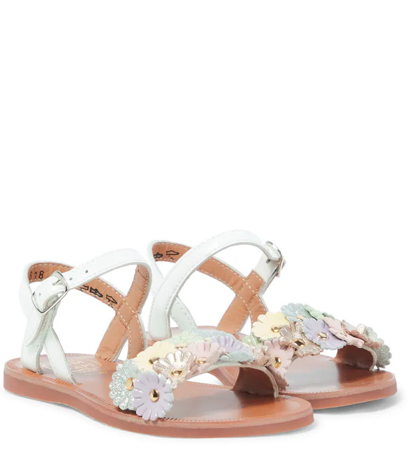  Pom D'api Pom D'api Sandales Plagate En Cuir 