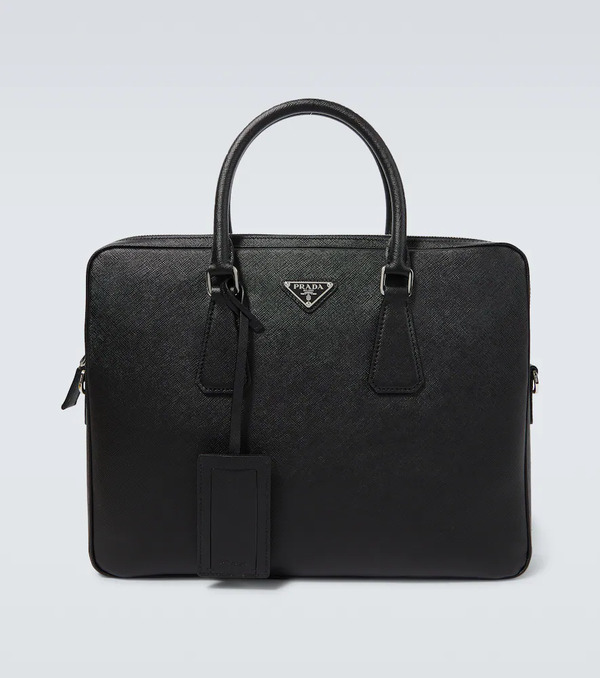  Prada Prada Porte-documents En Cuir 