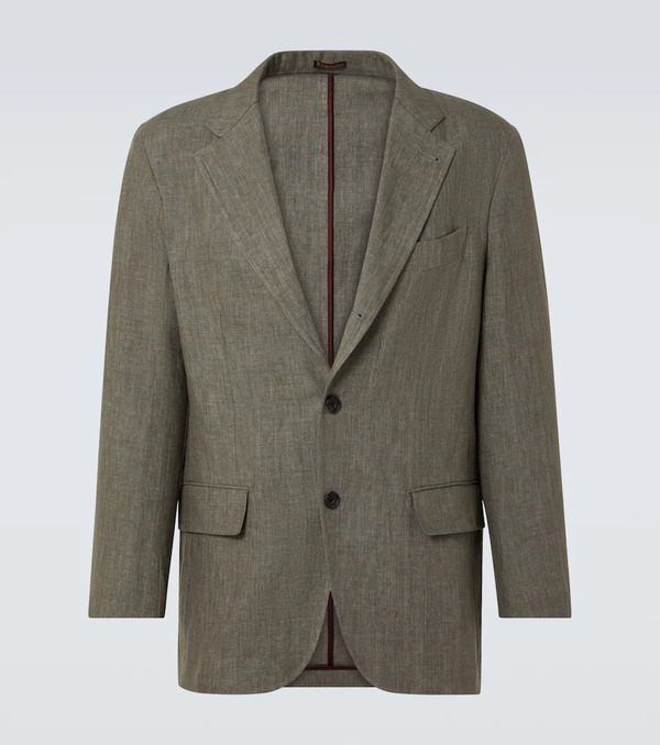  Rubinacci Rubinacci Blazer En Lin 