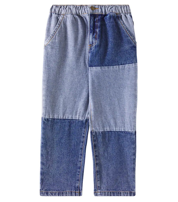 Rylee + Cru Rylee + Cru Jean Droit Patchwork 