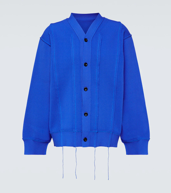  Sacai Sacai Cardigan Effet Usé 