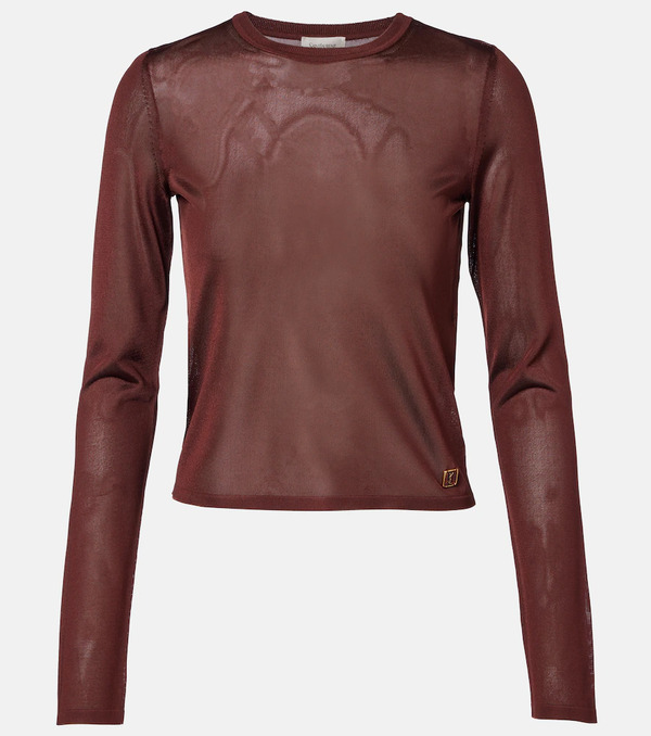  Saint Laurent Saint Laurent Pull Semi-transparent 