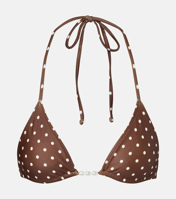  Same Same Haut De Bikini Beaded à Pois 