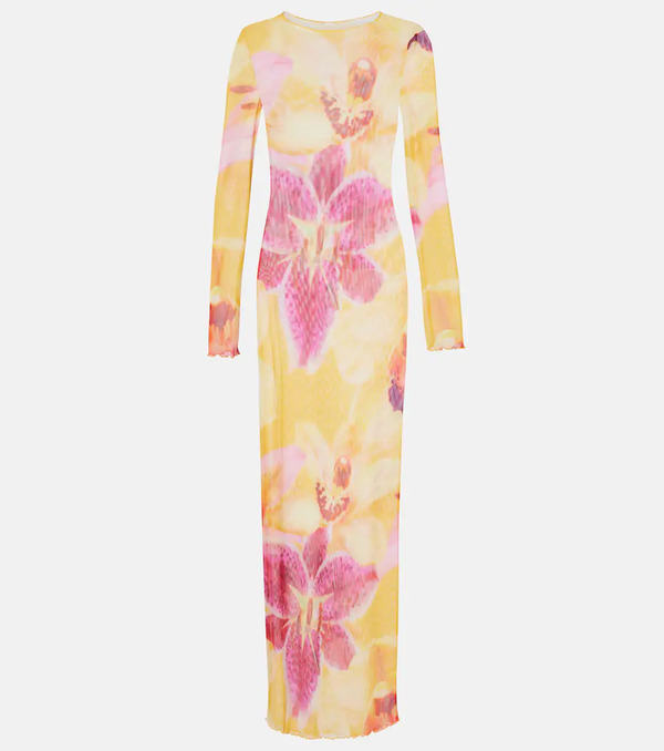  Same Same Robe Longue à Fleurs 