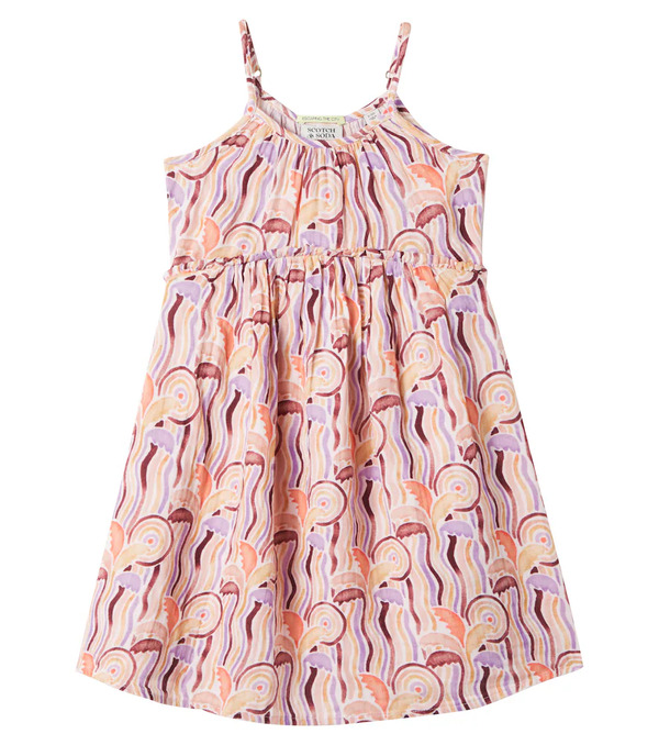  Scotch & Soda Kids Scotch & Soda Kids Robe En Coton à Imprimé 