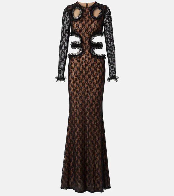  Self-portrait Self-portrait X Christopher Kane – Robe Longue 