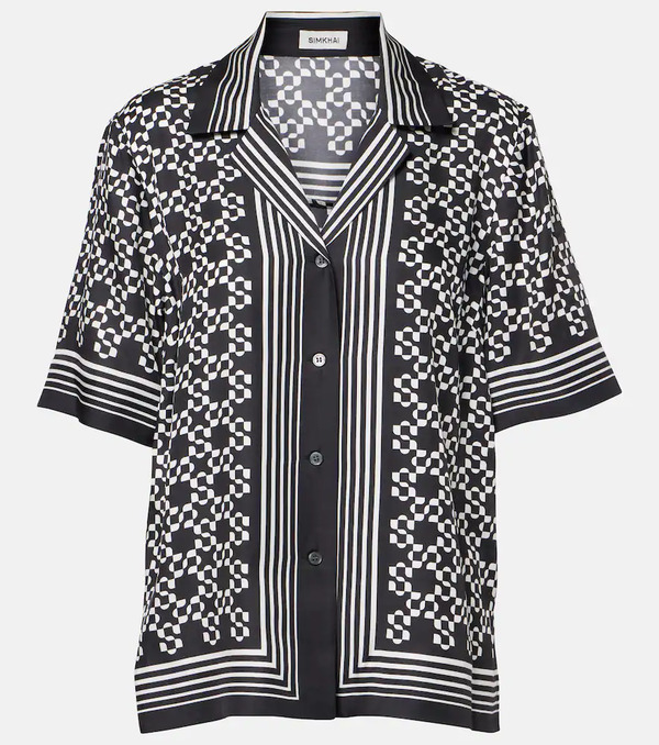  Simkhai Simkhai Chemise Koda Imprimée 
