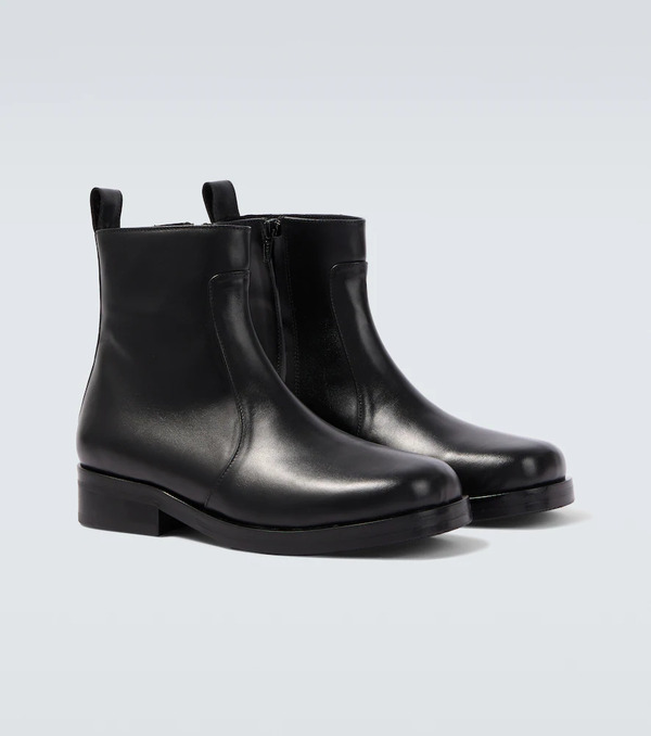  Studio Nicholson Studio Nicholson Bottines Square En Cuir 