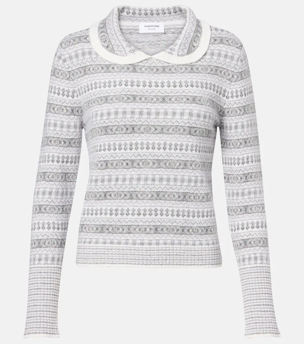  Thom Browne Thom Browne Pull Fair Isle En Jacquard 