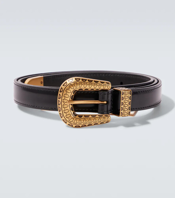  Valentino Garavani Valentino Garavani Ceinture Vlogo En Cuir 