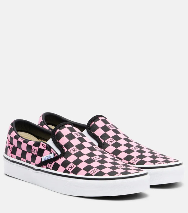  Valentino Garavani Valentino Garavani X Vans – Baskets Slip-on Vlogo En Toile 