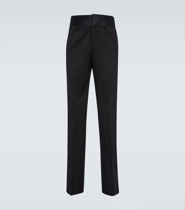  Valentino Valentino Pantalon Droit En Laine Vierge 