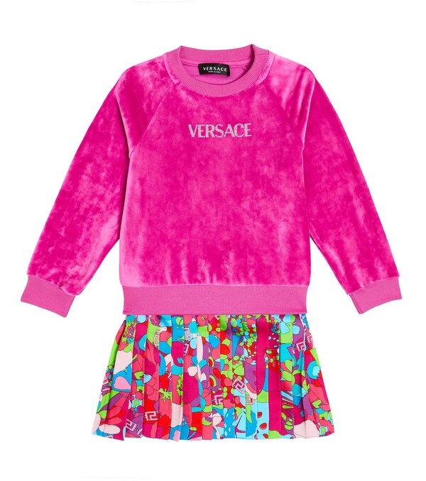  Versace Kids Versace Kids Robe Pull à Logo 