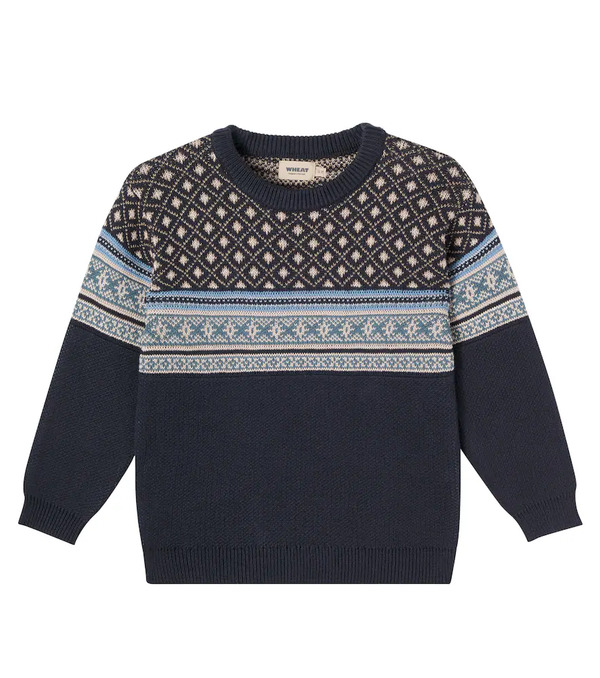  Wheat Wheat Pull Julius En Jacquard De Coton 