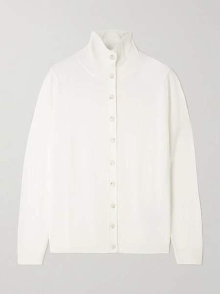  Allude - Wool Cardigan - Cream 