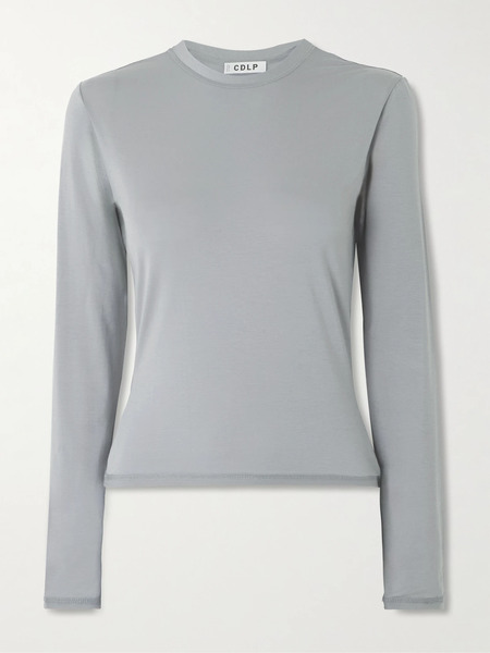  Cdlp - Lyocell-blend T-shirt - Light Gray 