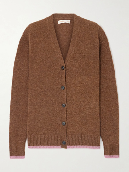  &daughter - Wool Cardigan - Brown 