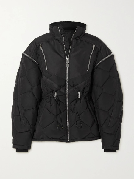 Givenchy - Convertible Quilted Padded Shell Jacket - Black 