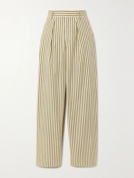  Mara Hoffman - + Net Sustain Marella Tencel Lyocell And Organic Cotton-blend Twill Straight-leg Pants - Green 
