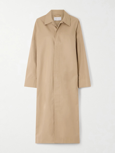  Matteau - Long Macintosh Gabardine Coat - Beige 