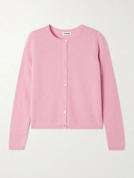  Staud - Midnight Cashmere Cardigan - Pink 