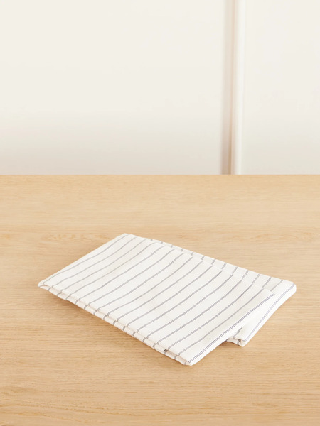  Tekla - Set Of Two Striped Organic Cotton-sateen Pillow Cases - Multi 