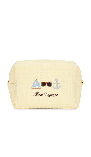  Abbode Pochette Waffle Pouch En Lemon. 