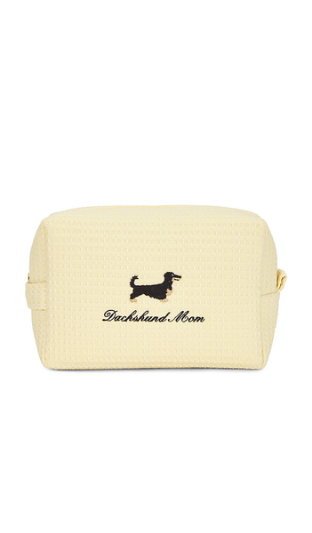  Abbode Pochette Waffle Pouch En Lemon. 