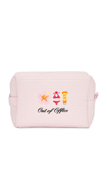  Abbode Pochette Waffle Pouch En Pink. 