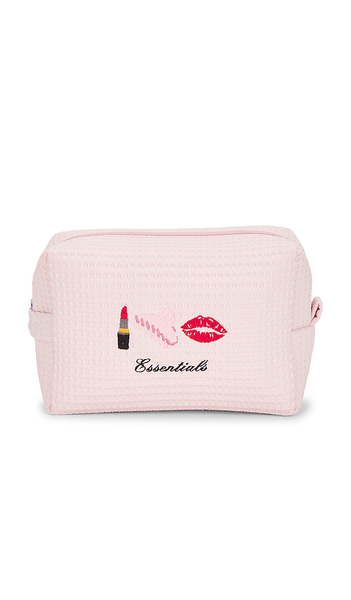  Abbode Pochette Waffle Pouch En Pink. 
