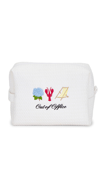  Abbode Pochette Waffle Pouch En White. 