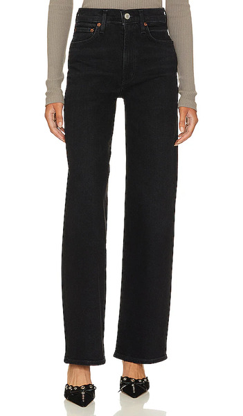  Agolde Jean Droit Jambes Larges Harper En Black. Taille 23. Also En 24, 25, 26, 27, 28, 29, 30, 31, 32, 33, 34. 