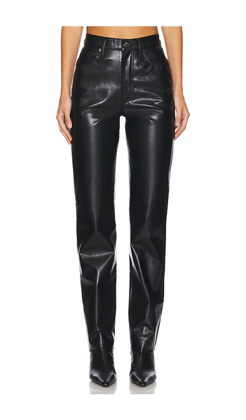  Agolde Jean Droit Taille Haute 90's Pinch Waist En Black. Taille 23. Also En 24, 26, 29, 30, 32, 33, 34. 