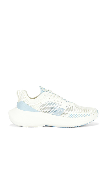  Apl: Athletic Propulsion Labs Sneakers Euphoria En Ivory,baby Blue. Taille 10. Also En 6, 7, 7.5, 8, 8.5, 9, 9.5. 