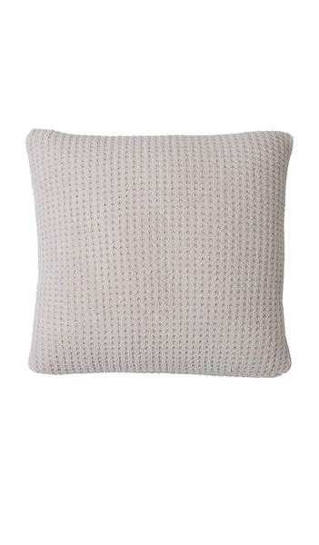  Barefoot Dreams Oreiller Cozychic Waffle Pillow En Taupe,grey. 