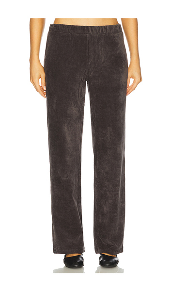  Barefoot Dreams Pantalon Jambes Larges En Velours Côtelé Stretch Stretch Cord Wide Leg Pant En Black. Taille S. Also En Xl. 