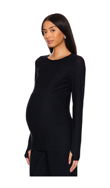  Beyond Yoga Pull De Maternité Ras De Cou Featherweight Count On Me En Black. Taille M. Also En S, Xs. 