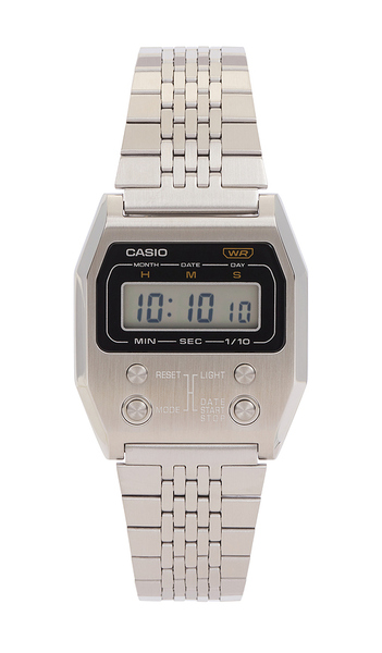  Casio Montre A1100 En Metallic Silver. 