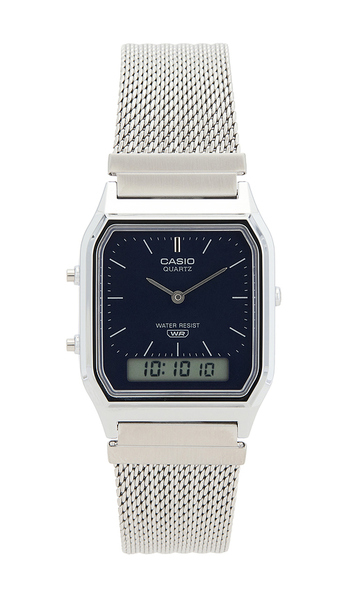  Casio Montre En Metallic Silver. 