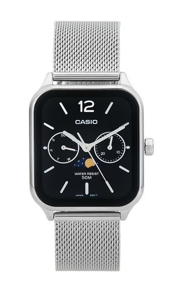  Casio Montre Casio En Metallic Silver. 