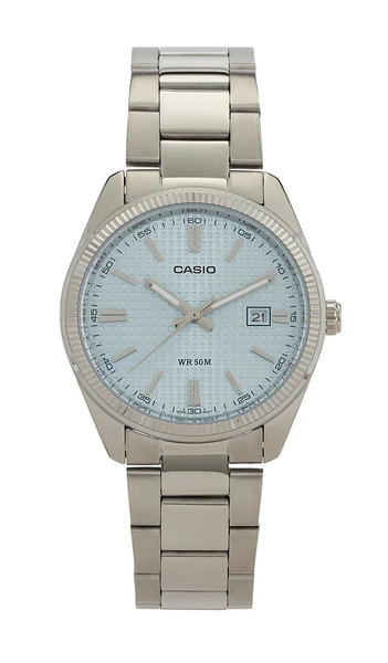  Casio Montre Mtp1302 En Metallic Silver. 
