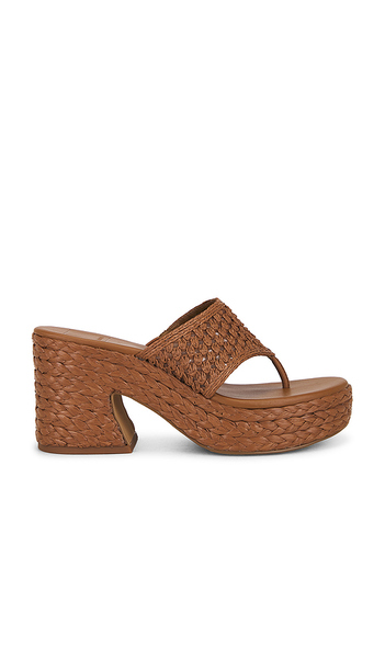  Dolce Vita Mules à Plateforme Et Bout Ouvert Ripple En Brown. Taille 10. Also En 6.5, 7, 7.5, 8, 8.5, 9, 9.5. 