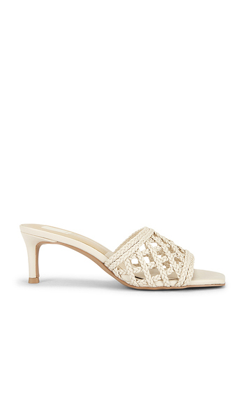  Dolce Vita Mules à Talons Et Bout Ouvert Bowen En Ivory. Taille 10. Also En 6, 6.5, 7, 7.5, 8, 8.5, 9, 9.5. 
