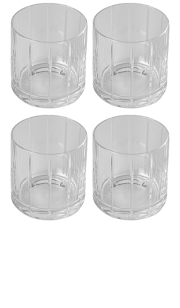  Fable Verres Glaçon The Rocks Glasses En Neutral. 