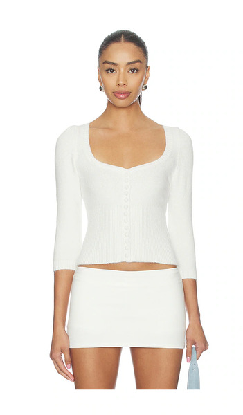  Guizio Gilet Rocie Sweetheart En Ivory. Taille L. Also En . 