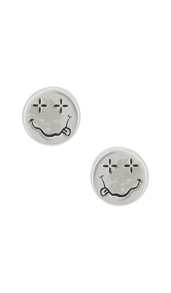  Maple Boucles D'oreilles Nevermind En Metallic Silver. 