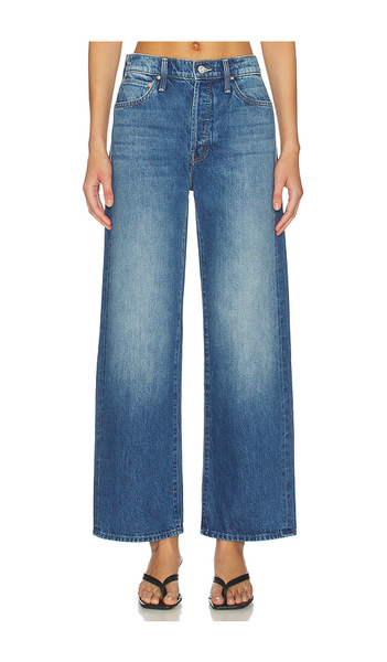  Mother The Dodger Button Flood Jeans En Blue. Taille 23. Also En 24, 25, 26, 27, 28, 29, 30, 31, 32, 33. 