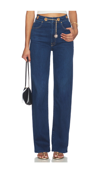  Mother The Off The Chain High Waisted Tunnel Vision Sneak Jeans En Blue. Taille 23. Also En 24, 25, 26, 27, 28, 29, 30, 31, 32, 33. 