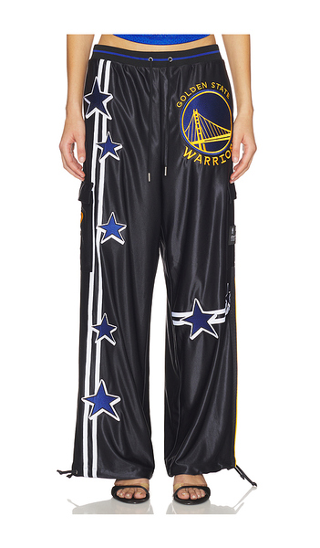  Off Season Pantalon De Survêtement En Nylon Golden State Warriors En Black. Taille M. Also En S, Xs. 